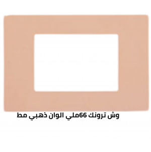 وش ترونك 66 ملي ذهبي مط